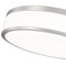 Z-Lite Ballord 1 Light Flush Mount, 16in. W x 46in. L, Brushed Nickel 1012F16-BN-LED - alternate 7